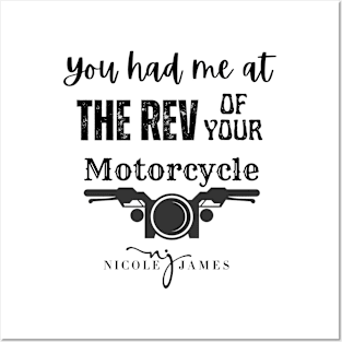 You had me at the REV of your Motorcycle Posters and Art